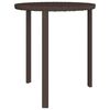 vidaXL Tables d'appoint de jardin 3 pcs marron r&eacute;sine tress&eacute;e
