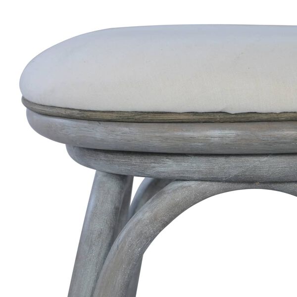 vidaXL Tabourets de bar lot de 2 gris Rotin