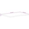 vidaXL Dessus de bureau avec courbe 90x60x2,5 cm manguier massif brut