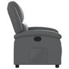 vidaXL Fauteuil inclinable gris similicuir