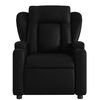vidaXL Fauteuil de massage inclinable noir similicuir