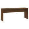 vidaXL Ensemble &agrave; manger 3 pcs Ch&ecirc;ne marron Bois d'ing&eacute;nierie