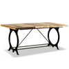 vidaXL Table &agrave; manger Bois de r&eacute;cup&eacute;ration massif 180 cm