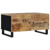 vidaXL Table basse 80x50x40 cm Bois de manguier solide et d'ing&eacute;nierie