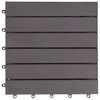 vidaXL Carreaux de terrasse 20pcs D&eacute;lavage gris 30x30 cm Acacia solide