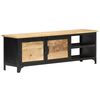 vidaXL Meuble TV 120x30x40 cm Bois massif de manguier
