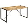 vidaXL Table &agrave; manger 160x80x75 cm bois de manguier massif