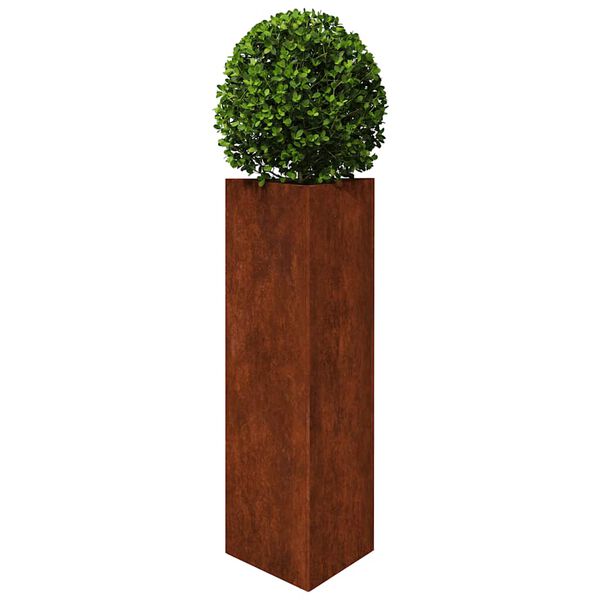 vidaXL Jardini&egrave;re 30x26x75 cm acier corten