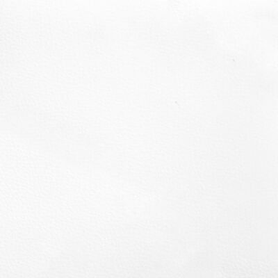 vidaXL Matelas à ressorts ensachés blanc 183x213x20 cm similicuir
