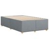 vidaXL Cadre de lit sans matelas gris clair tissu