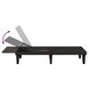 vidaXL Chaise longue noir 155x58x83 cm polypropyl&egrave;ne
