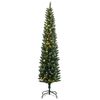 vidaXL Sapin de No&euml;l artificiel mince 300 LED 210 cm