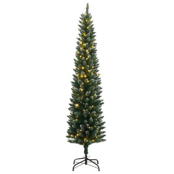 vidaXL Sapin de No&euml;l artificiel mince 300 LED 210 cm
