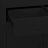 vidaXL Armoire de rangement Noir 80x35x101,5 cm Acier