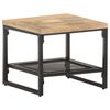 vidaXL Table d'appoint 40x40x35 cm Bois de manguier massif