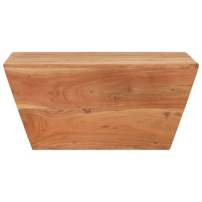 vidaXL Table basse en forme de V 66x66x30 cm Bois d'acacia massif