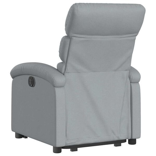 vidaXL Fauteuil inclinable gris clair tissu