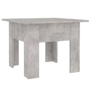 vidaXL Table basse gris b&eacute;ton 55x55x42 cm bois d'ing&eacute;nierie