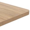vidaXL Table de bistro Marron clair 50x50 cm MDF