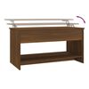 vidaXL Table basse Ch&ecirc;ne marron 102x50x52,5 cm Bois d'ing&eacute;nierie