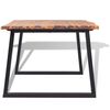 vidaXL Table de salle à manger bois d'acacia massif 200x90 cm