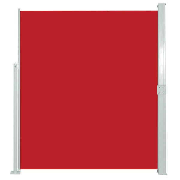 vidaXL Auvent latéral rétractable 160 x 500 cm Rouge
