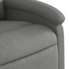 vidaXL Fauteuil inclinable gris fonc&eacute; tissu