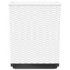 vidaXL Jardinières 2 pcs blanc 30x30x37 cm polypropylène