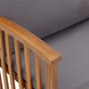 vidaXL Salon de jardin 2 pcs avec coussins bois d'acacia solide