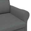 vidaXL fauteuil Gris foncé 76 x 94 x 102 cm tissu