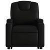 vidaXL Fauteuil inclinable de massage électrique noir similicuir