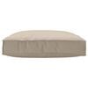 vidaXL Coussin Taupe 80 x 80 x 12 cm Tissu Oxford