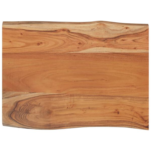 vidaXL Dessus de table 50x40x2,5 cm rectangulaire bois massif d'acacia