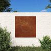 vidaXL D&eacute;coration murale jardin 55x55 cm acier corten design du soleil