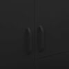 vidaXL Garde-robe Noir 90x50x180 cm Acier