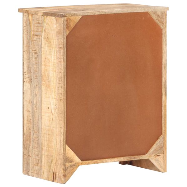 vidaXL Buffet 59x35x75 cm Bois de manguier brut