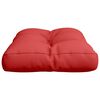 vidaXL Coussin de palette rouge 50x40x12 cm tissu