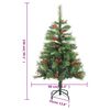 vidaXL Sapin de No&euml;l artificiel articul&eacute; 150 LED 150 cm