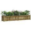 vidaXL Jardini&egrave;res 2 pcs bois de pin impr&eacute;gn&eacute;