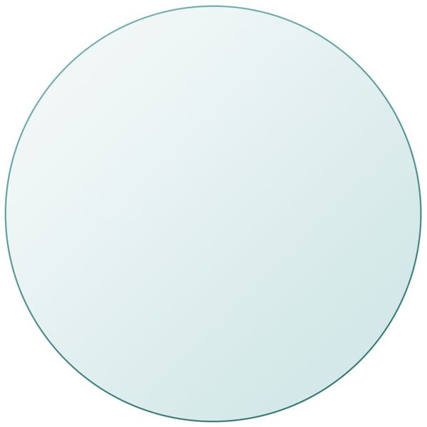 vidaXL Dessus de table ronde en verre tremp&eacute; 300 mm