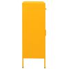 vidaXL Armoire de rangement Jaune moutarde 80x35x101,5 cm Acier
