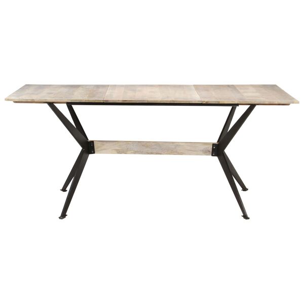 vidaXL Table à manger 180x90x76 cm Bois de manguier massif