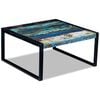 vidaXL Table basse Bois de r&eacute;cup&eacute;ration massif 80x80x40 cm
