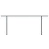 vidaXL Jeu de poteaux d'auvent anthracite 600x245 cm fer