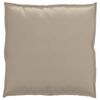 vidaXL Coussin Taupe 70 x 70 x 12 cm Tissu Oxford