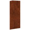 vidaXL Jardini&egrave;re 30x26x75 cm acier corten