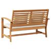 vidaXL Banc de jardin Naturel 110 x 64 x 76.5 cm Bois de teck solide