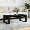 vidaXL Table basse noir 102x50x35 cm bois d'ing&eacute;nierie