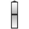 vidaXL Miroir sur pied Noir 40x160 cm