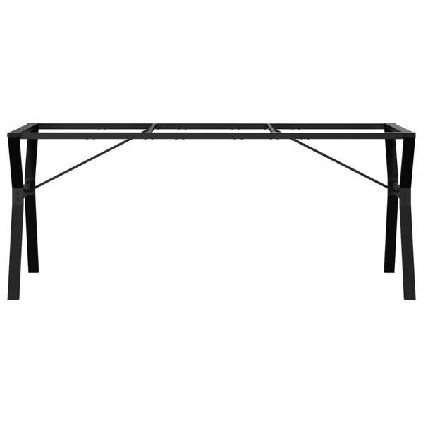 vidaXL Pieds de table à manger cadre en Y 180x80x73 cm acier